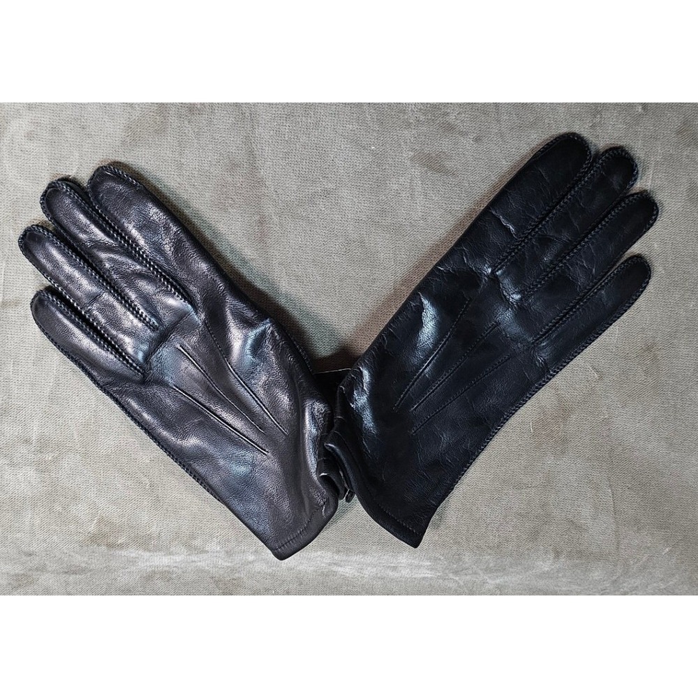 NWT Fownes Men's Black Leather Winter Gloves β Size Large β 3M Thinsulate Ultra